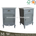 shabby chic bed side table, dark grey painted wooden bedside cabinet bed side table, bed side table